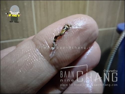 อีกหนึ่งต้นเหตุ ที่มักจะเจอในระบบน้ำบ้านเรา เทปพันเกลียวนั่นเอง