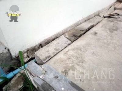 พื้นดินรอบบ้านทรุด อย่าใจร้อน รีบปรับปรุง