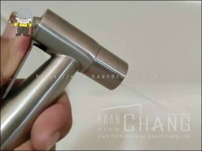 หัวฉีดชำระ หรือที่ฉีดก้น ตามที่เรียกกันแบบบ้านๆ เกิดตัน น้ำออกแค่ไม่กี่รู แบบนี้ล้างไม่สะอาดแน่ๆ มาดูวิธีแก้ไขกัน